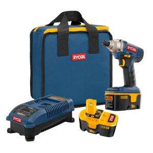 Ryobi One+ 1/4 in. 18 Volt Cordless Impact Driver Kit P891 at The Home 