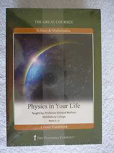 Teaching Co Great Course PHYSICS IN YOUR LIFE DVDs Brand New  