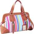 Koret Handbags Stripe Sensation EW Satchel KD56593   Multicolored 