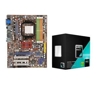 MSI KA790GX M Motherboard & AMD Athlon II X3 440 Triple Core Processor 