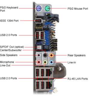 BFG nForce 680i SLI NVIDIA Socket 775 ATX Motherboard / Audio / PCI 