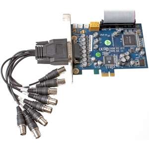   PC Based Network DVR PCI E Card   8 CH, H.264 DVR 
