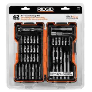 RIDGID COLDfire 42 Piece Screwdriving Kit AC96421RV1 