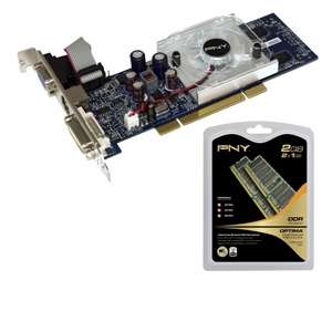 PNY GeForce 8400 GS 512MB PCI w/2048MB PC3200 DDR 