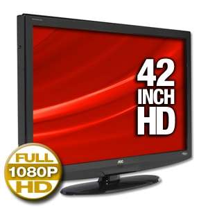 AOC L42H861 42 LCD HDTV   1080p, 3x HDMI, 60001 Dyanmic, VGA, ATSC 