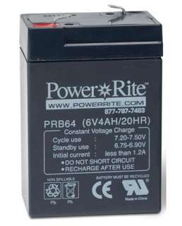 Power Rite PRB67 6V, 7.5 AMPEmergency and Exit Light Batteries  