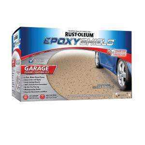 Rust Oleum Epoxy Shield Garage 1 Gal. Gloss Floor Coating Kit 203842 
