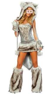   gray Christmas Winter Big Bad Wolf Furry Fancy Dress Costume Outfit