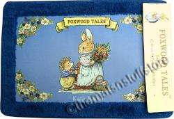 Foxwood Tales Bath Mat Floor Rug Willy, Katie Rabbit  