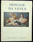 Homage To Venus Pitman Gallery * Art Exhibition Catalogue * 1950