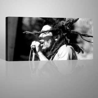Rastafari CADRE 100x50cm GALVII Bob Marley Déco Musique  