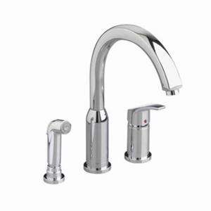 American Standard Arch Single Handle Side Sprayer Kitchen Faucet in 