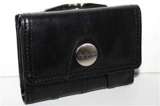 Kenneth Cole Reaction Wallet, Button Up Flap Multifunction Black 