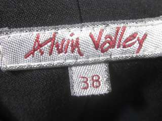 ALVIN VALLEY Black Flared Dress Pants Slacks Sz 38  