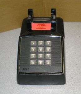 Vintage AT&T 2500MMGJ Black Push Button Phone  