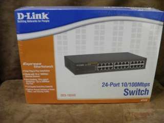 Link DES 1024D 24 Port 10/100Mbps Switch Rtl $99  