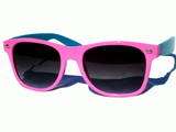 Neon Pink Classic Fashion Vintage Wayfarer Sunglasses  