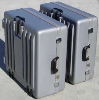 and S coupling 10 side pull grey hard travel case  
