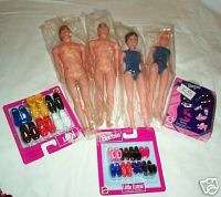 UN DRESSED 11 INCH DOLLS AND SHOES  