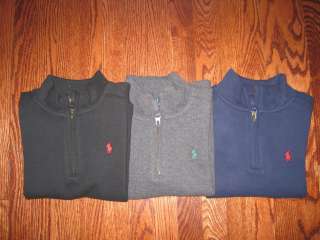 Polo Ralph Lauren Half Zip Mockneck Sweatshirt 5 NWT  