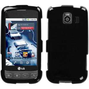 Black Protector Case LG LS670 US670 VM670 Optimus S U V  