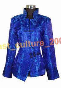 Chinese Embroidery Phoenix Jacket/Coat Blue WHJ 40  