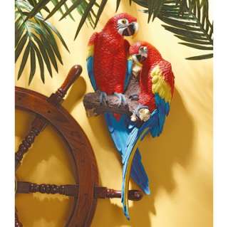 tropical scarlet macaws wall sculpture margarita and miguel our macaw 