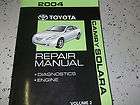 2004 Toyota CAMRY SOLARA ENGINE DIAGNOSTICS Service Shop Repair Manual 