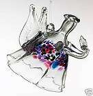 ANGEL OF WISHES Kitras Hand Blown Art Glass Ornament 6