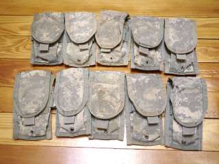 Lot 10 US Military Army MOLLE II Two Magazine Ammo Mag Pouches Digital 