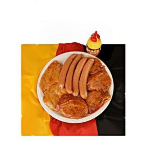 BBQ WM   Grillpaket mit großer Deutschlandfahne  Küche 