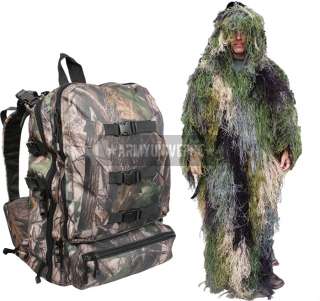 Woodland Camouflage Bushrag Ghillie Pack & Suit 180835000007  