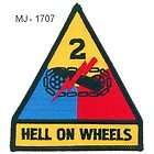US ARMY PATCH   2ND ARMORED DIVISION  