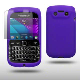 SILICONE CASE / BACK COVER FOR BLACKBERRY BOLD 9790 + LCD GUARD 
