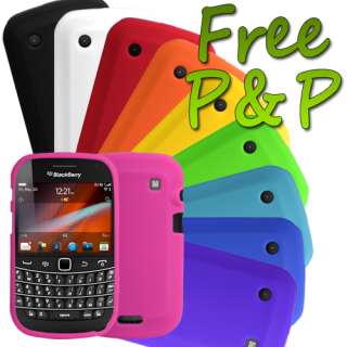   RUBBER SILICONE CASE COVER FOR BLACKBERRY 9900 BOLD TOUCH PHONE  
