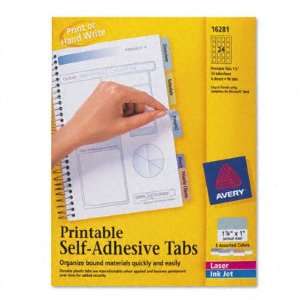  Avery Printable Repositionable Plastic Tabs AVE16281 