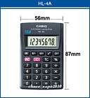 New Casio Mini Pocket Portable 8 digit Calculator HL 4A