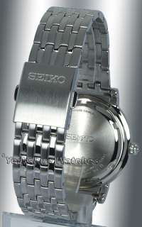   Mens SEIKO PRESAGE SAPPHIRE Auto Silver Dial, Steel Bracelet SRP111J1