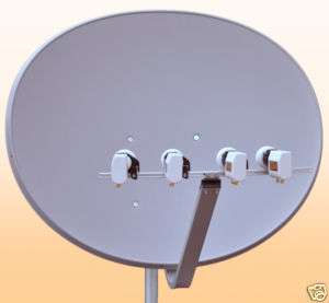 MAXIMUM E 85/T 85 Multifocus Antenne inkl. 4xTwin LNB  