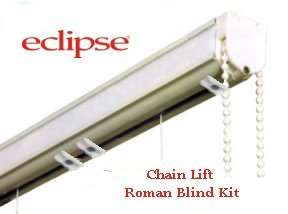 eclipse Chain Lift Roman Blind Kit up to 240cm 8kg Load  