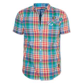 Gio Goi have created this fantastic multi coloured check stokey shirt 