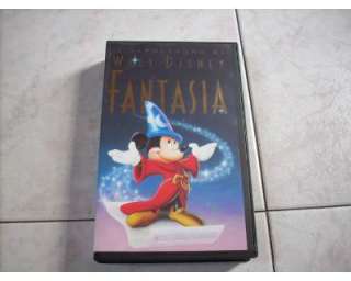 FANTASIA film animazione cartone animato DISNEY in VHS