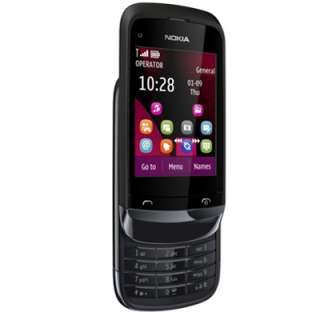 Nokia C2 02 Black Mobile Phone New Sim Free Unlocked UK 6438158379671 
