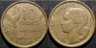   10 francs Guiraud 1952 et 1952 B [n°7123]