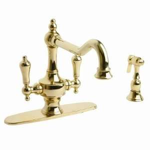  Giagni IK101 MB Isonzo Two Handle Kitchen Faucet with Side 