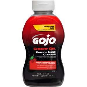  GOJO Cherry Gel Pumice Hand Cleaner 6 oz Squeeze Bottle 