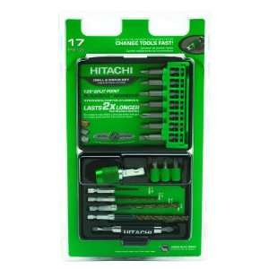  Hitachi 728118G Quick Change Drill And Drive Bit Set, 17 