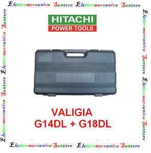 VALIGIA HITACHI PER SMERIGLIATRICE BATTERIA G14DL G18DL  