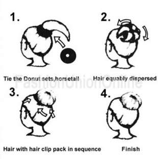 beaytiful new hair bun ring donut shaper hair styler uk  