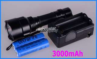 UltraFire 1300 Lumens CREE XM L T6 C8 5 mode LED Torch Flash+2x18650 